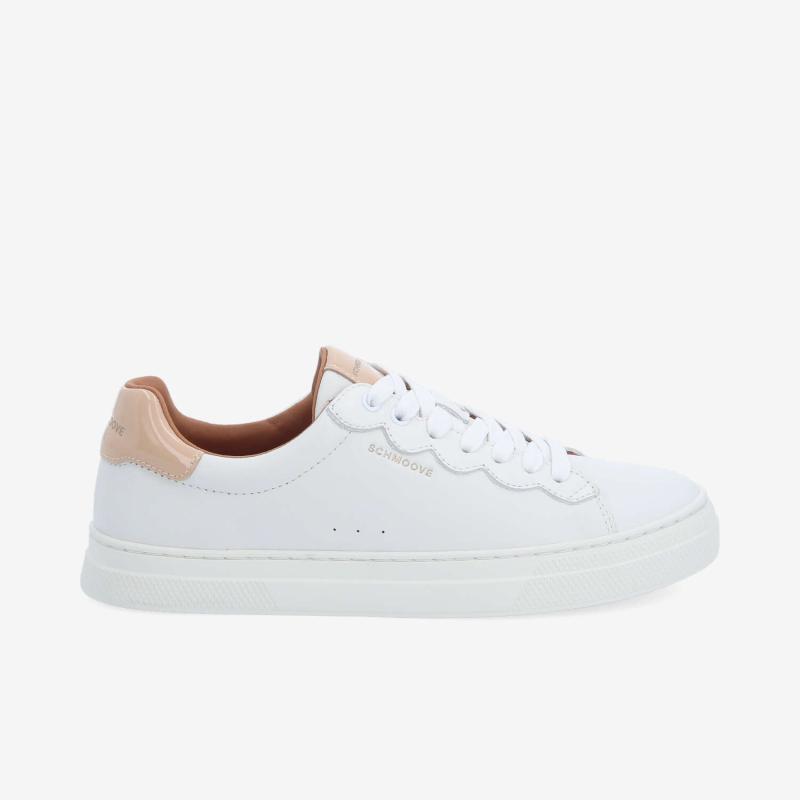 SPARKLE WAVE W - NAPPA/PATENT - WHITE/BEIGE